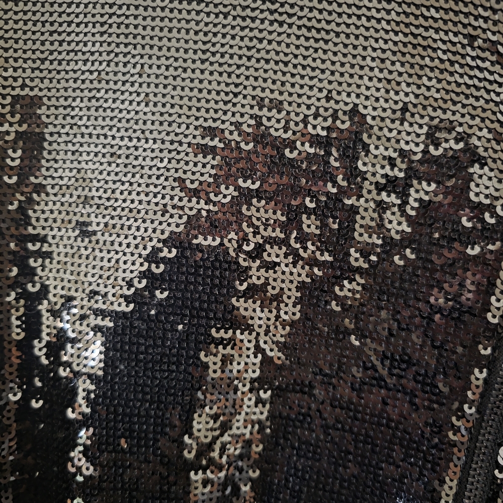 Ralph Lauren Black Sequined Women's Bomber Jacket - Picture 3 of 7